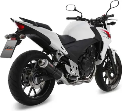 Obrázok produktu pre Mivv SPORT tlmič GP SLIP-ON Steel Black pre HONDA CB 500 F / X BJ 2013 > 2015