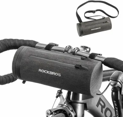 Produktbild von ROCKBROS 100% Wasserdicht Fahrrad Lenkertasche Fahrradtasche Rahmentasche ca.2L