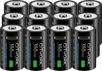 Obrázek produktu pro CR2 baterie, 3,7 V, dobíjecí, 12 ks baterií