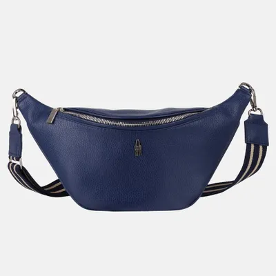 Immagine prodotto di CAPRI - Borsa a tracolla in pelle blu navy