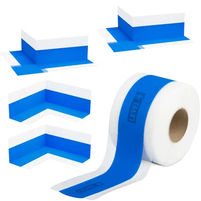 Produktbild von Dichtungsset Bandset LEVEL+ Dichtband 5m Dichtecken Wasserdicht Dusche Bad B23