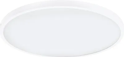 Produktbild von EGLO LED Deckenleuchte Fueva 1, 1 flammige Deckenlampe, Material: Aluminium, Kunststoff, Farbe: Weiß, Ø: 60 cm, warmweiß