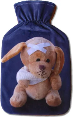 Produktbild von Wärmflaschenbezug 1L Heizkissen Wasserkissen, Auswahl: Teddybär, ohne Wärmflasche