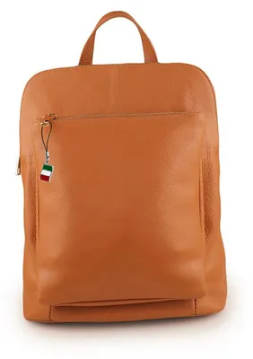 Produktbild von Florence Rucksack tan hellbraun Leder Cityrucksack D2OTF610N