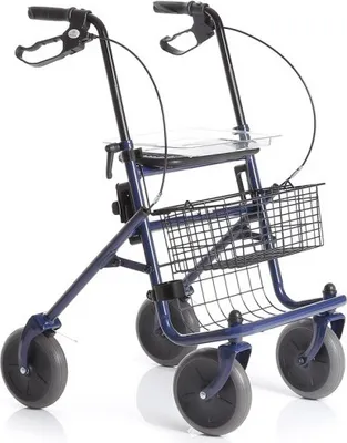 Immagine prodotto di Rollator pieghevole Moretti con 4 ruote mobili e dotato di sedile