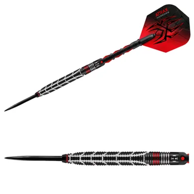 Produktbild von Harrows Atrax | Steeldarts | 95% Tungsten | 24g | Grip | Design | Dartpfeile Set