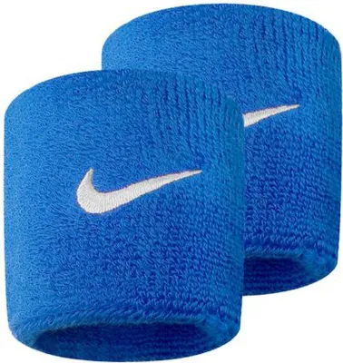 Produktbild von Nike Unisex Swoosh Schweißband, 2er-Pack BS1142 (Einheitsgröße) (Königsblau)