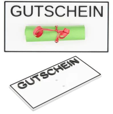 Produktbild von Geschenk Gutschein Geschenkidee Gutscheingeschenk Geburtstag Verpackung 3D-Optik