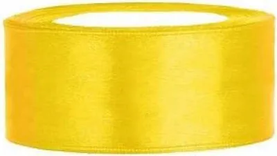 Immagine prodotto di Nastro di raso Hobbygruppe 25 mm 25 m giallo