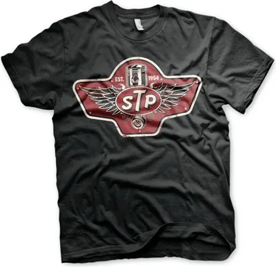 Produktbild von STP Piston Emblem T-Shirt - Medium - Black