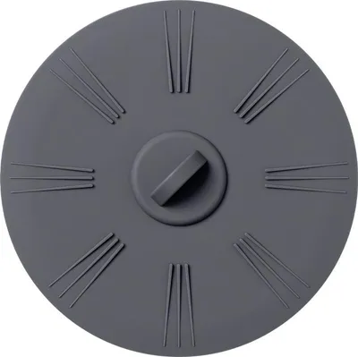 Produktbild von INF Silikon Spülbeckenstöpsel Abflussdeckel - 15,2cm, Geruchshemmend, Bad & Küche Grau