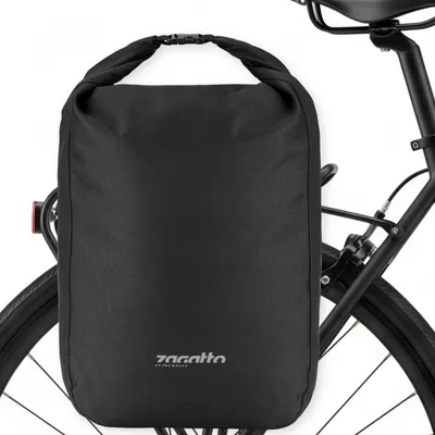 Produktbild von Zagatto Fahrradtaschen für Gepäckträger Geräumig Wasserdicht 25L Schwarze ZG1153