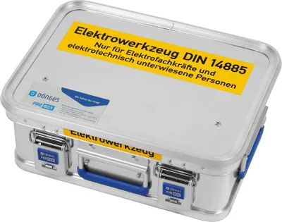 Obrázok produktu pre Dönges FireBox prázdny, 400 x 300 x 150 mm, elektrické náradie DIN 14885 (hliníkový box)