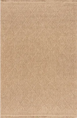 Produktbild von Teppich Kurzflor Naturfaser-Optik Modern Creme Natur, 200x290 cm