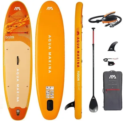 Produktbild von Aqua Marina Fusion 2026 SUP Board 330cm Set Anfänger 150kg E-Pumpe