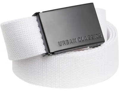 Produktbild von Urban Classics Canvas Belt – Uni Gürtel aus robustem Polyester mit Metallkopp