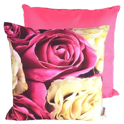 Produktbild von Dekokissen 45x45cm Stuhlkissen wasserabweisend 5 Blumenmotive