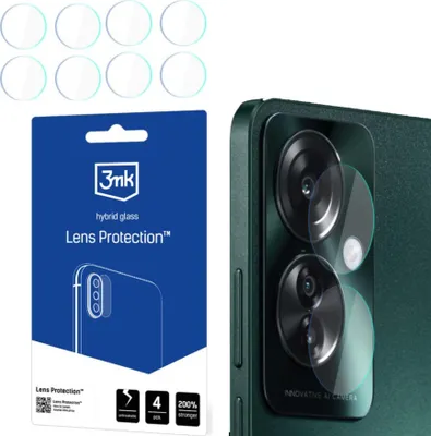 Produktbild von 3mk Hybridglas Lens Protection für Oppo Reno11 F Kamera Objektiv Kameralinse 0,16mm 6H (4 Stück)
