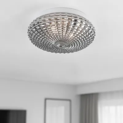Productafbeelding van Plafondlamp Clam smoke glas, AI-gegenereerde afbeelding