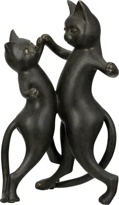 Produktbild von GILDE Figur Katze Gatto, schwarz H.30,5 cm