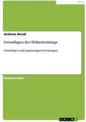 Produktbild von Grundlagen des Höhentrainings