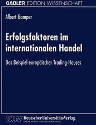 Obrázek produktu pro Erfolgsfaktoren im internationalen Handel