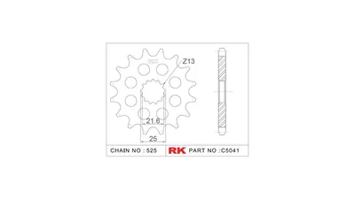 Zdjęcie produktu dla RK Ritzel 525 15Z Racing