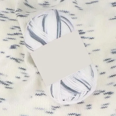 Produktbild von Handstrickgarn Farbverlauf 50g Acryl weich zum Stricken Häkeln Basteln Bunt