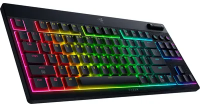 Produktbild von Razer BlackWidow V4 Tenkeyless HyperSpeed Low Profil - Kabellose Gaming-Tastatur, Farbe:Schwarz