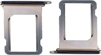 Produktbild von Sim Karten Halter Adapter Sim Tray für Apple iPhone X (10) + Dichtung Silber