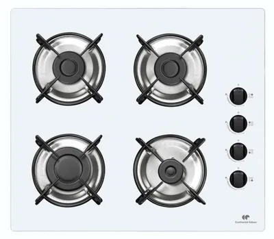 Obrázek produktu pro Vestavná varná deska CONTINENTAL EDISON CECTG4VW1, plynová, 4 hořáky, bílá