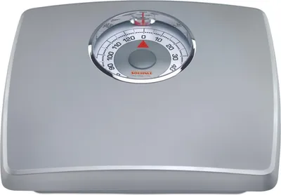 Produktbild von Soehnle 61351 Loupe, Mechanische Personenwaage, 130 kg, 1 kg, Silber, Metall, Kunststoff