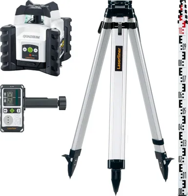 Immagine prodotto di Laserliner Quadrum Compact G210 S, 40 m, 0,15 mm/m, 4°, verde, 635 nm (<1 mW), rotante