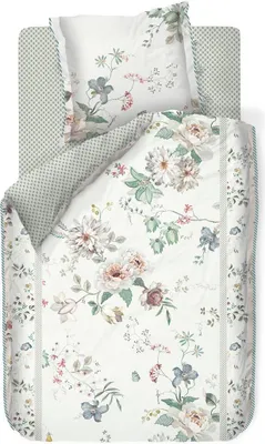 Produktbild von PiP Studio Kissenhülle DE Tokyo Bouquet White 80x80 weiß