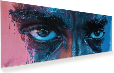 Produktbild von Glasbild 125x50cm in XXL für Wohnzimmer, Schlafzimmer Motiv Blick ins Unbekannte