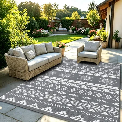 Zdjęcie produktu dla Wodoodporna mata zewnętrzna, 180 x 270 cm, dwustronna