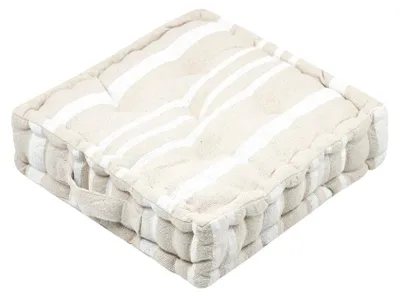 Image de Stof Manduel Coussin De Sol Blanc 45x45x10cm - Stof