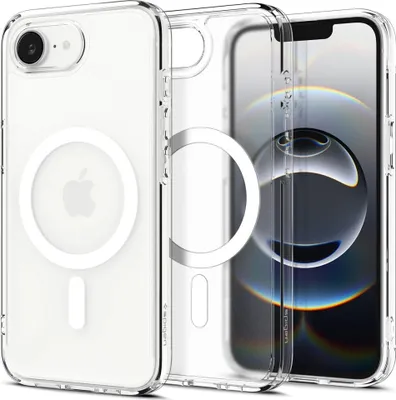 Image de Spigen Ultra Hybrid Mag MagSafe Apple iPhone 16e blanc givré