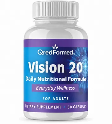 Productafbeelding van Vision 20 – Dagelijkse ondersteuning voor ooggezondheid en voeding – 30 capsules, AI-gegenereerde afbeelding