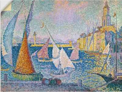 Produktbild von ARTland Wandbild, selbstklebend Der Hafen von St. Tropez. 1899 Größe: 120x90 cm