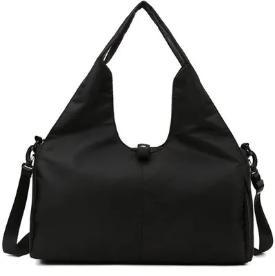 Image de Sac de sport imperméable - Sac de voyage et de randonnée hydrofuge (noir)