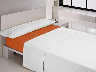 Immagine prodotto di Lenzuolo matrimoniale Happy Home MIX COLORS Arancione Materasso singolo