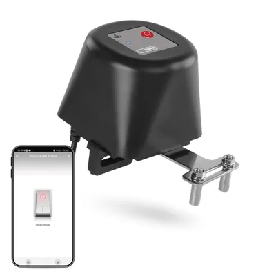EMOS GoSmart - Smart Home motorisierter Ventilschließer für Wasser/Gas mit App, Zigbee, Timer, leise