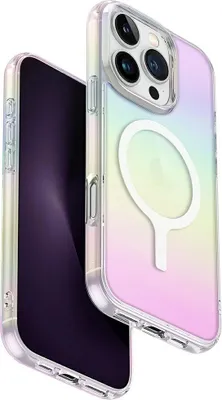 Obrázek produktu pro Etui Uniq Iridescia Do Iphone 16 Pro Magclick Charging Holograficzny