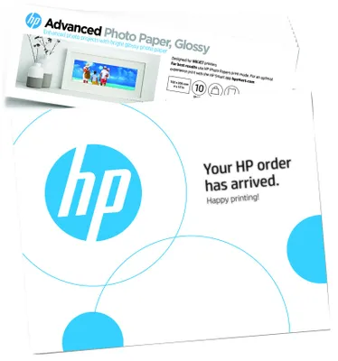 Image de HP Advanced Fotopapier 102x305mm 10 Blatt Glänzend 10,5mil