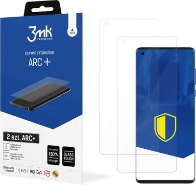 Produktbild von 3mk Display Schutzfolie ARC+ für Motorola Edge 5G  0,17mm Self-Heal (2 Stück)