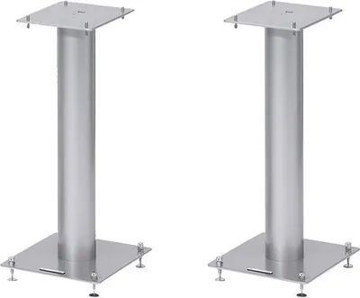 Produktbild von Norstone STYLUM 2 SPEAK STANDS/PAIR/SILVER SATIN