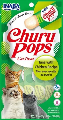Zdjęcie produktu dla Przysmak CHURU Pops Tuńczyk&Kurczak dla kota 4x14g