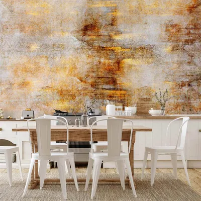 Produktbild von Vlies Fototapete - Golden Expression 300x210 cm Abstrakt f-A-0865-a-a