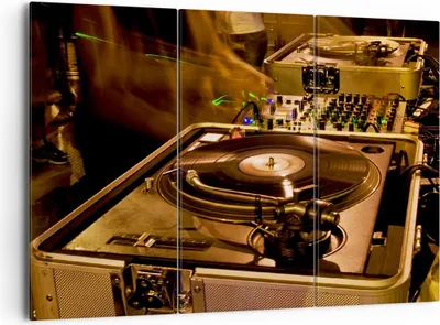 Produktbild von Bild auf Leinwand - Leinwandbild - Disco Tanz Musik Rhythmus - 165x110cm - Wand Bild - Wanddeko - Leinwanddruck - Bilder - Kunstdruck - Wanddekoration - Leinwand bilder - Wandkunst - CE165x110-0505